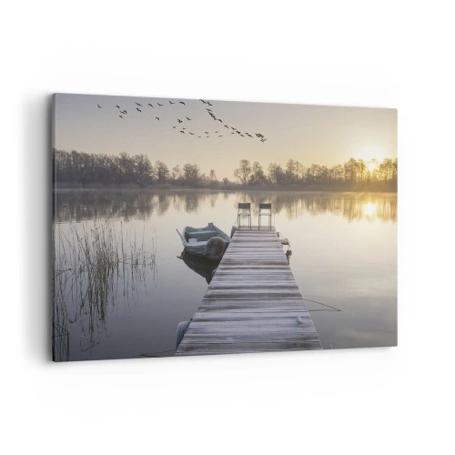 Quadro em tela - Voltarei dentro de algum tempo - 100x70 cm