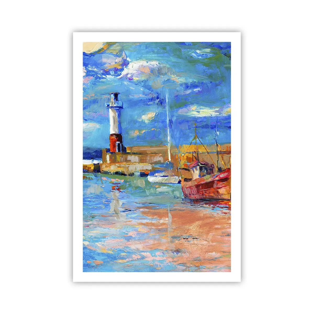 Pôster - Tarde na baía do arco-íris - 61x91 cm