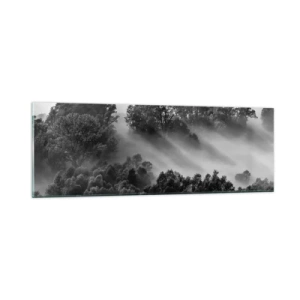 Quadro em vidro - Levantar-se do sono - 90x30 cm
