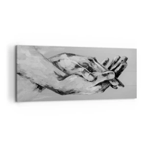 Quadro em tela - Início... - 100x40 cm