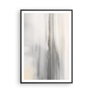 Pôster com moldura preta - Distância pensativa - 70x100 cm