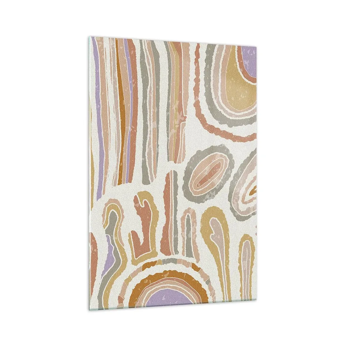 Quadro em vidro - Secções transversais coloridas - 70x100 cm