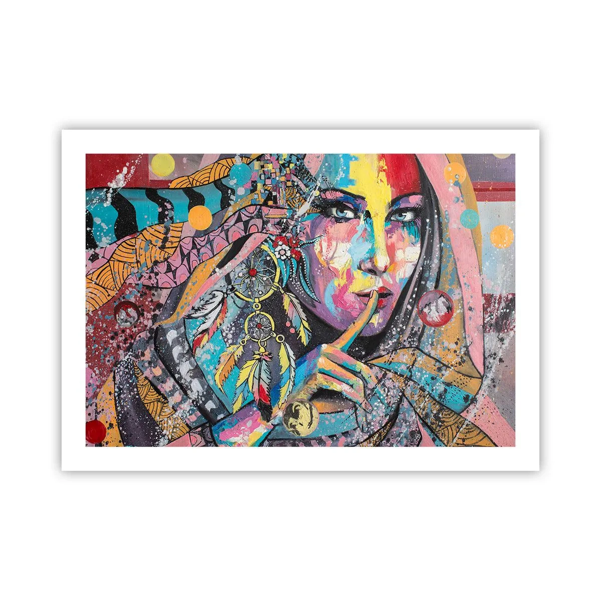 Pôster - Fique em silêncio até compreender - 70x50 cm