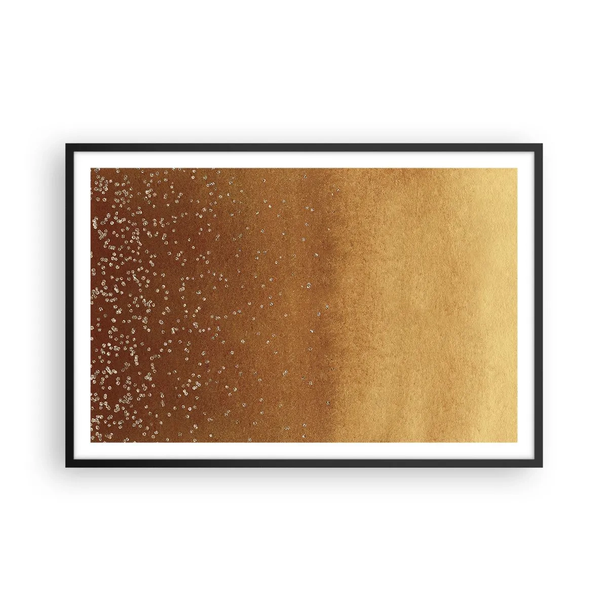 Pôster com moldura preta - O nascimento da luz - 91x61 cm