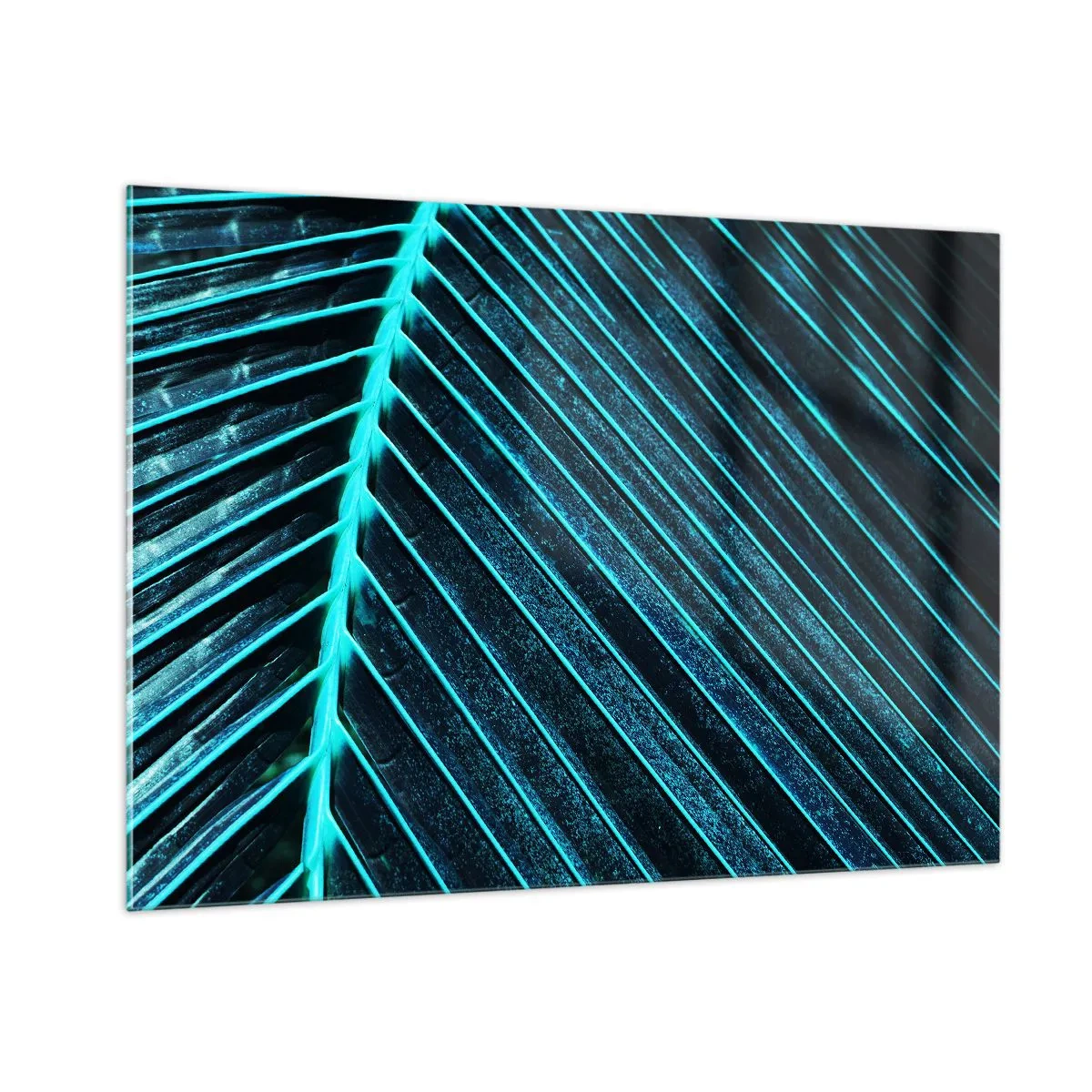 Quadro em vidro - Textura verde - 100x70 cm