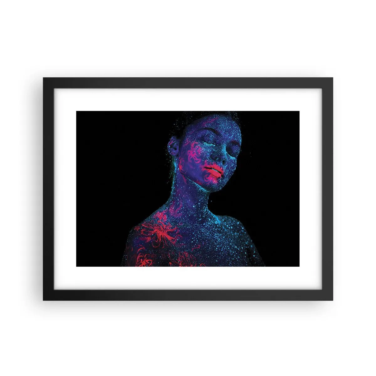 Pôster com moldura preta - Na poeira estelar - 40x30 cm