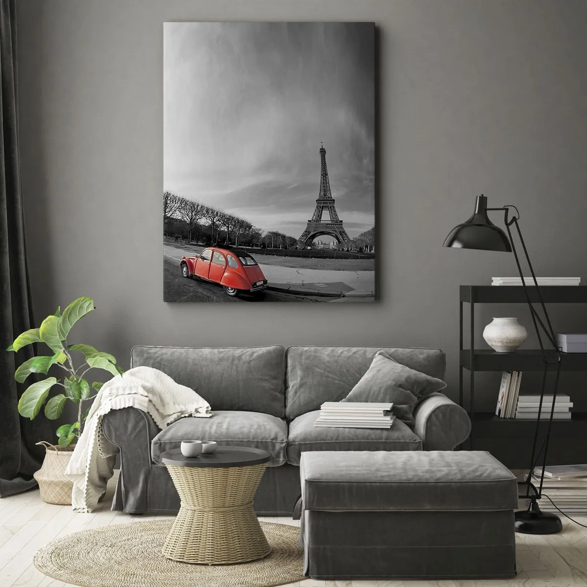 Quadro em tela - Mais parisiense do que Paris - 45x80 cm
