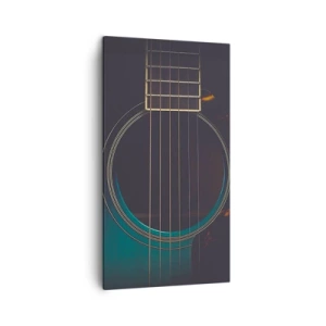 Quadro em tela - Um momento antes de soar - 45x80 cm