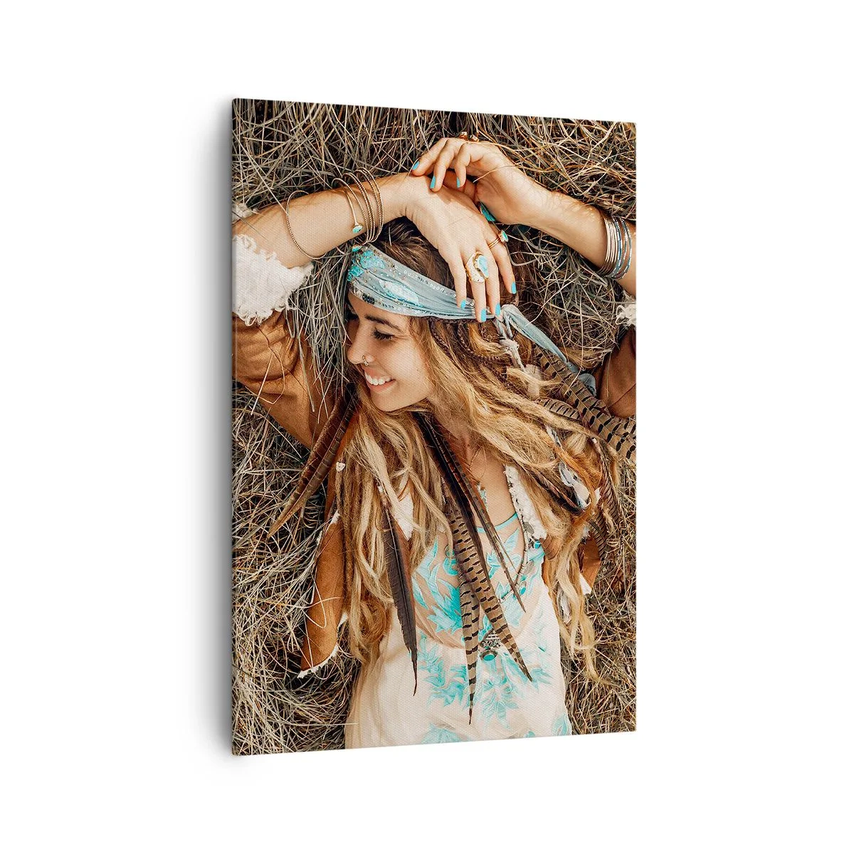 Quadro em tela - A caminho do verão do amor - 70x100 cm