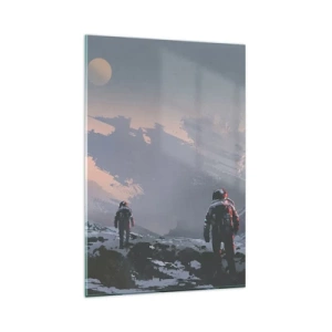 Quadro em vidro - Sob uma estrela desconhecida - 80x120 cm