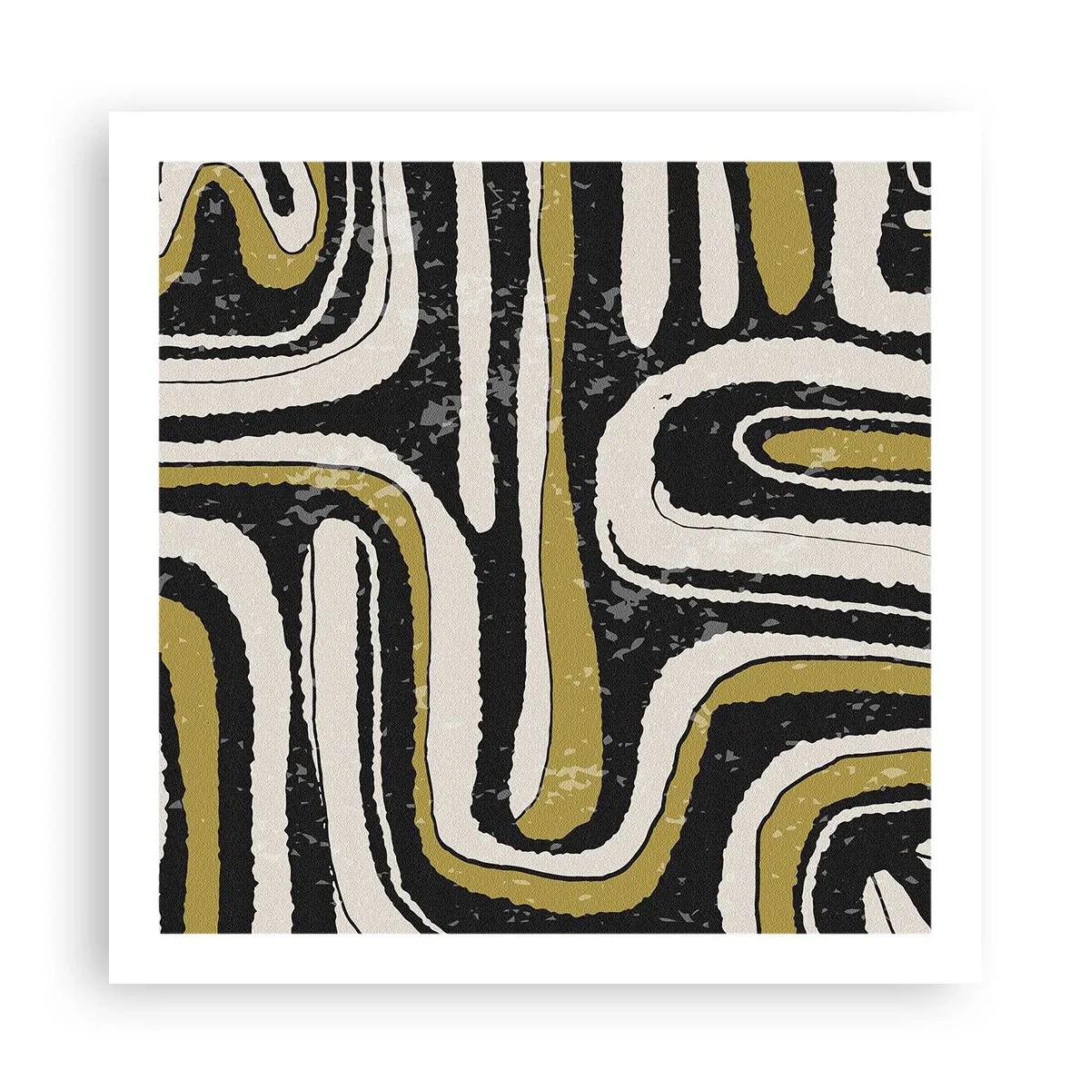 Pôster - Composição: estradas e becos - 60x60 cm