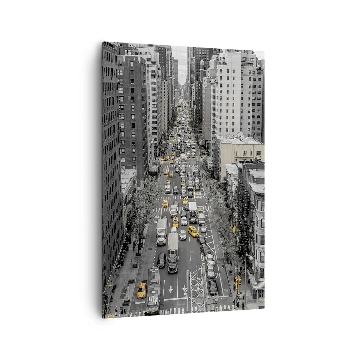 Quadro em tela - Vida em Nova York - 80x120 cm