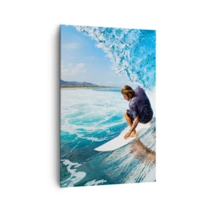 Quadro em tela - Dançando com as ondas - 80x120 cm