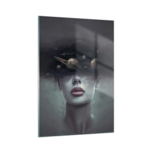 Quadro em vidro - E os planetas estão a enlouquecer... - 50x70 cm