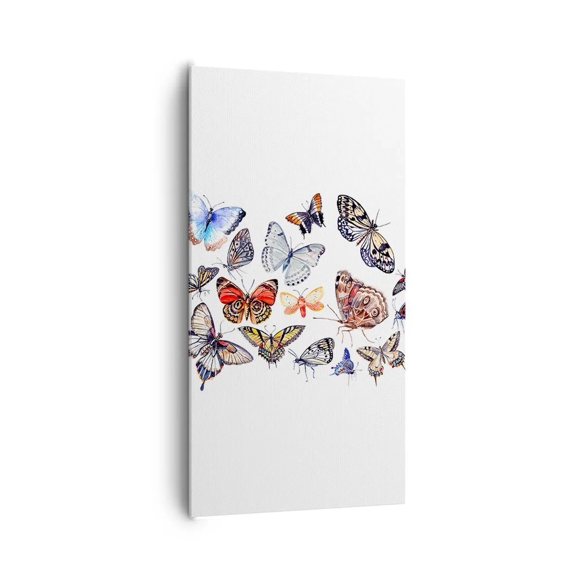 Quadro em tela - Enxame colorido - 65x120 cm