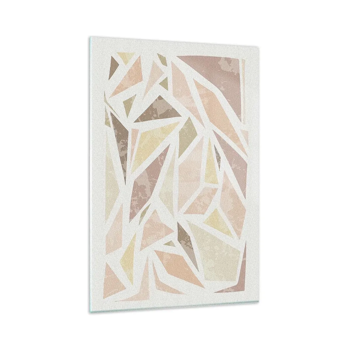 Quadro em vidro - Composição de vitral - 80x120 cm