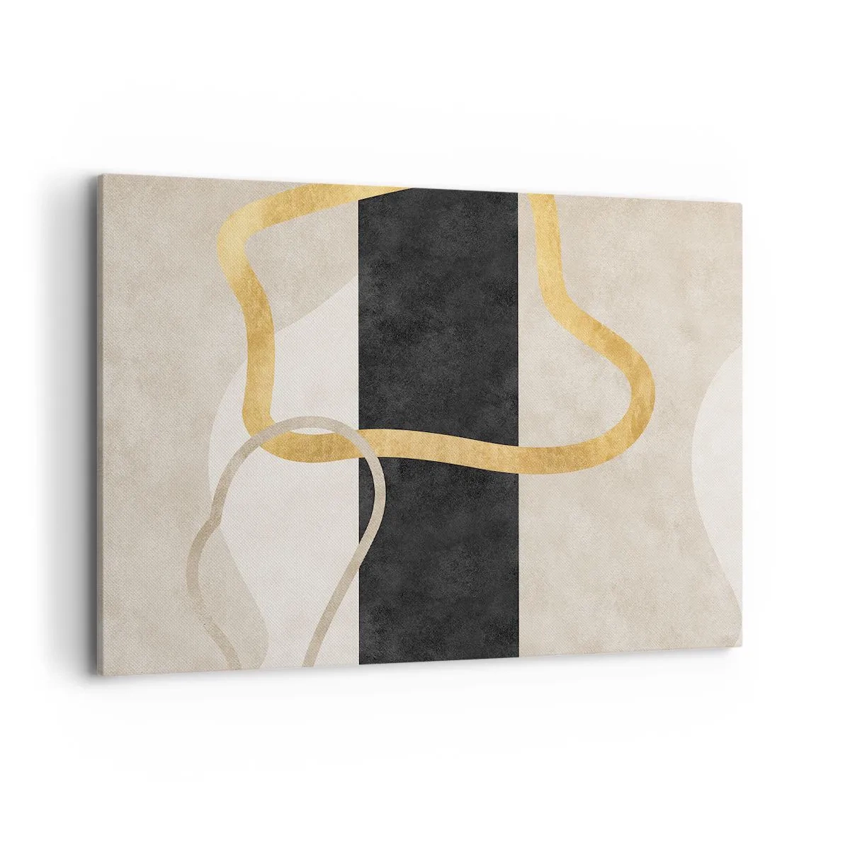 Quadro em tela - Formas em loop - 100x70 cm