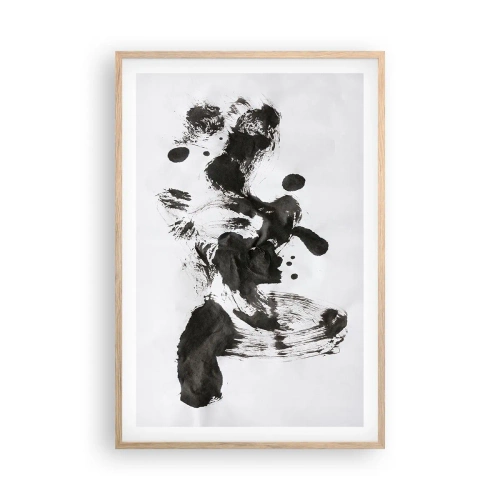 Pôster com moldura de carvalho claro - Existe um método para a loucura? - 61x91 cm