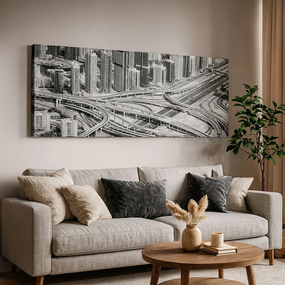 Quadro em tela - Dubai – uma cidade impossível - 100x40 cm