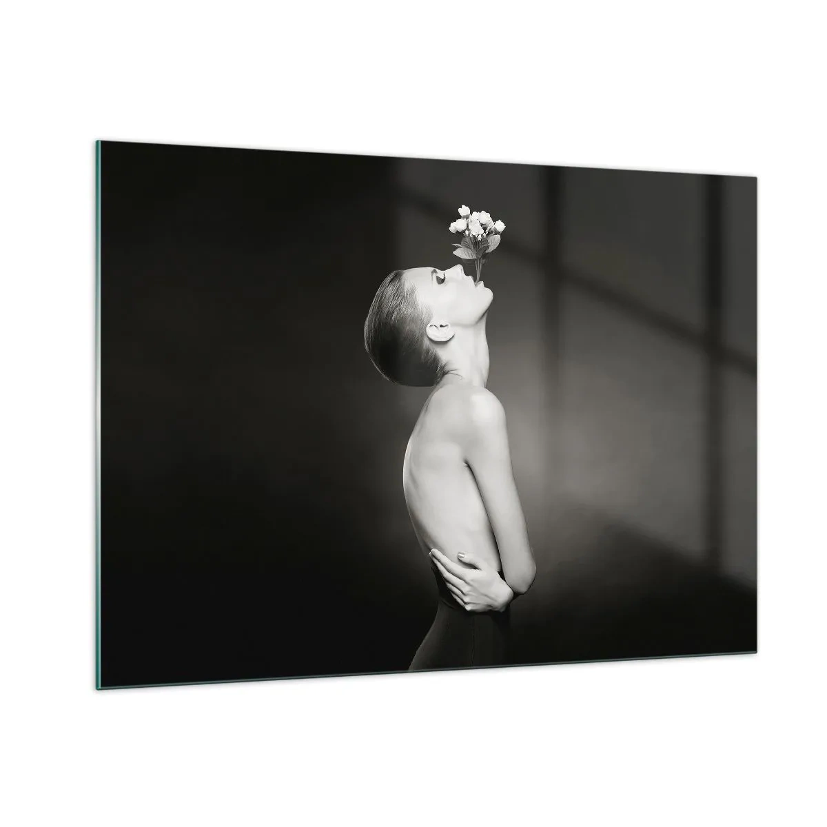 Quadro em vidro - Elegância excêntrica - 100x70 cm