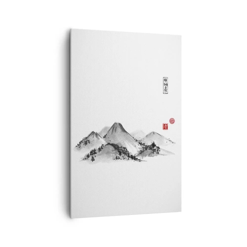 Quadro em tela - Para além do vale - 80x120 cm