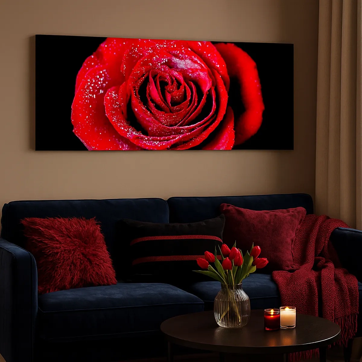 Quadro em tela - Isso é amor - 30x30 cm