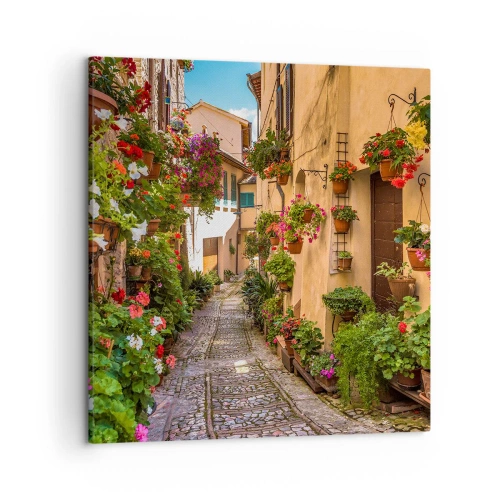 Quadro em tela - Beco italiano - 50x50 cm