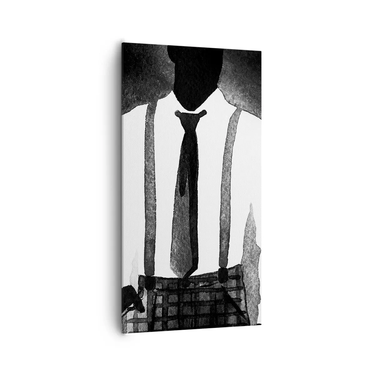 Quadro em tela - Num clima noir - 65x120 cm