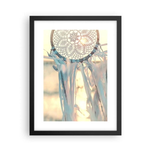 Pôster com moldura preta - Totem de renda - 30x40 cm