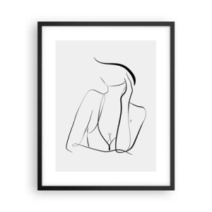 Pôster com moldura preta - Na onda dos sonhos - 40x50 cm