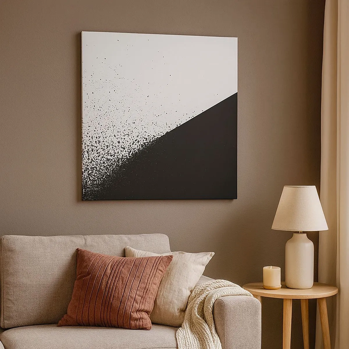 Quadro em tela - Cada vez mais rápido, cada vez mais - 30x30 cm