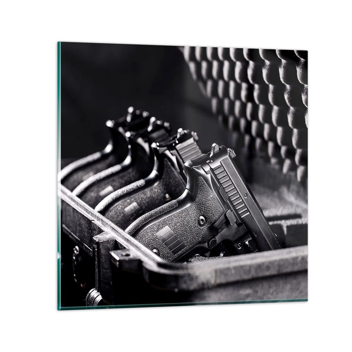 Quadro em vidro - Desporto masculino - 70x70 cm