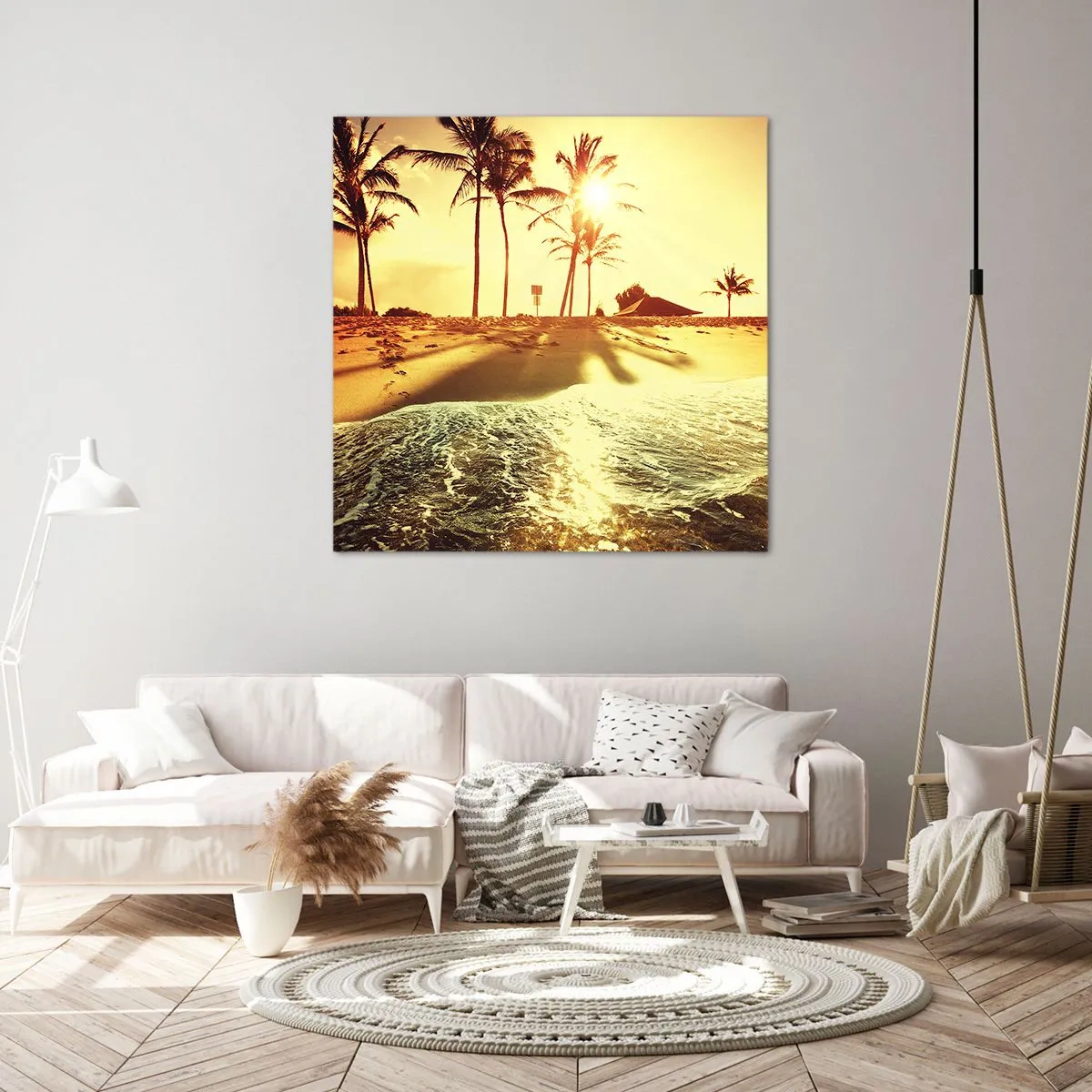 Quadro em tela - Califórnia à tarde - 60x60 cm