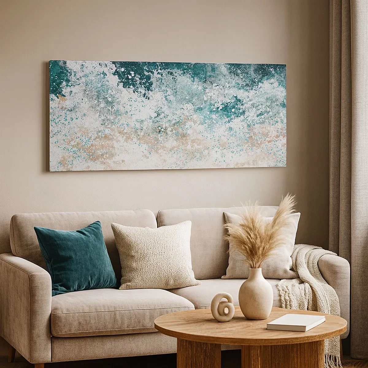 Quadro em tela - Histórias do mar - 100x40 cm