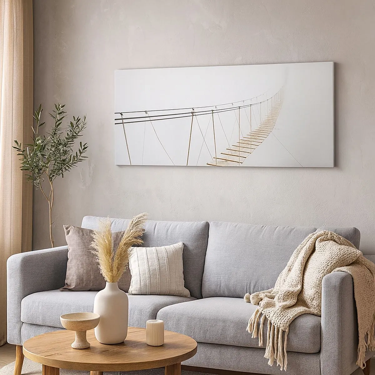 Quadro em tela - Para onde levará? - 100x40 cm