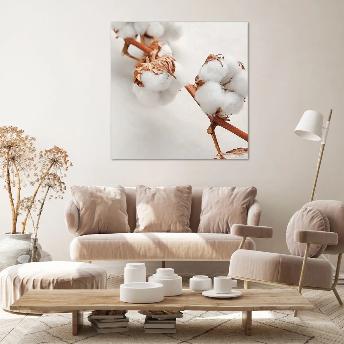 Quadro em tela - Apenas acaricie - 70x70 cm