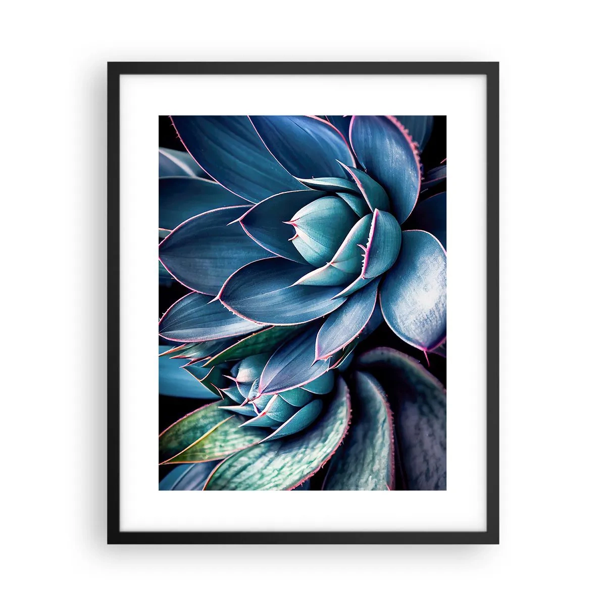 Pôster com moldura preta - Força vital - 40x50 cm