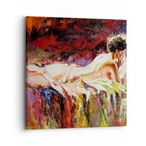 Quadro em tela - Vênus pensativa - 30x30 cm