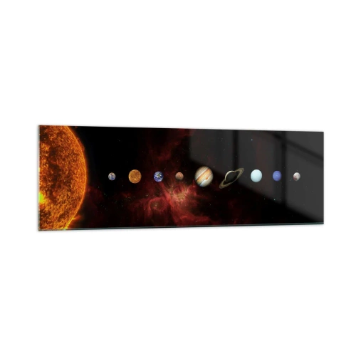 Quadro em vidro - Nosso bairro - 160x50 cm