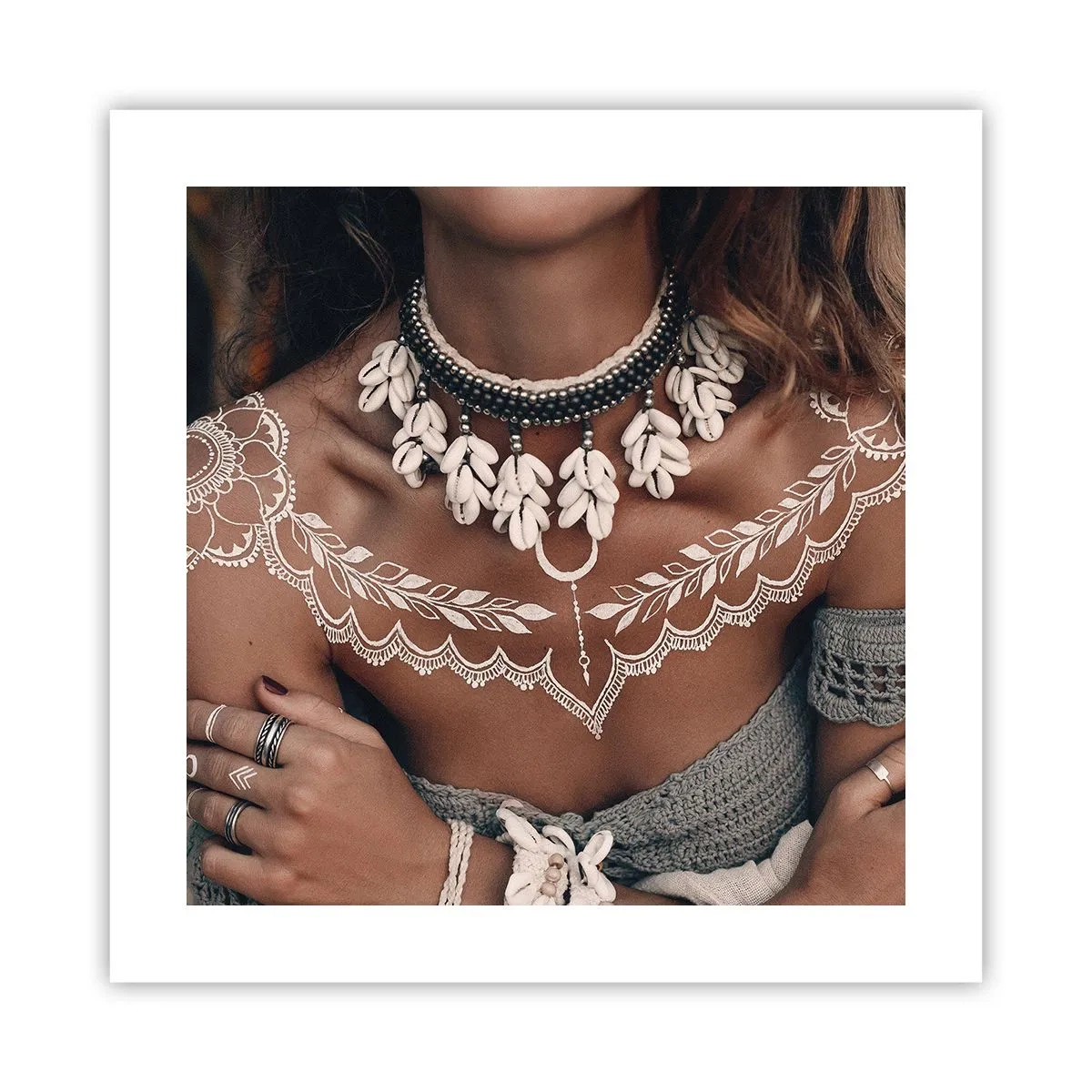 Pôster - Talismãs, rituais de feminilidade - 40x40 cm