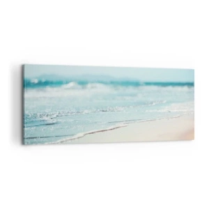 Quadro em tela - Calor e ruído - 100x40 cm