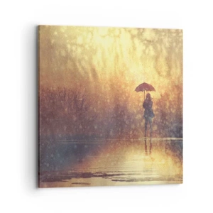 Quadro em tela - Sinto alguém a olhar para mim - 70x70 cm