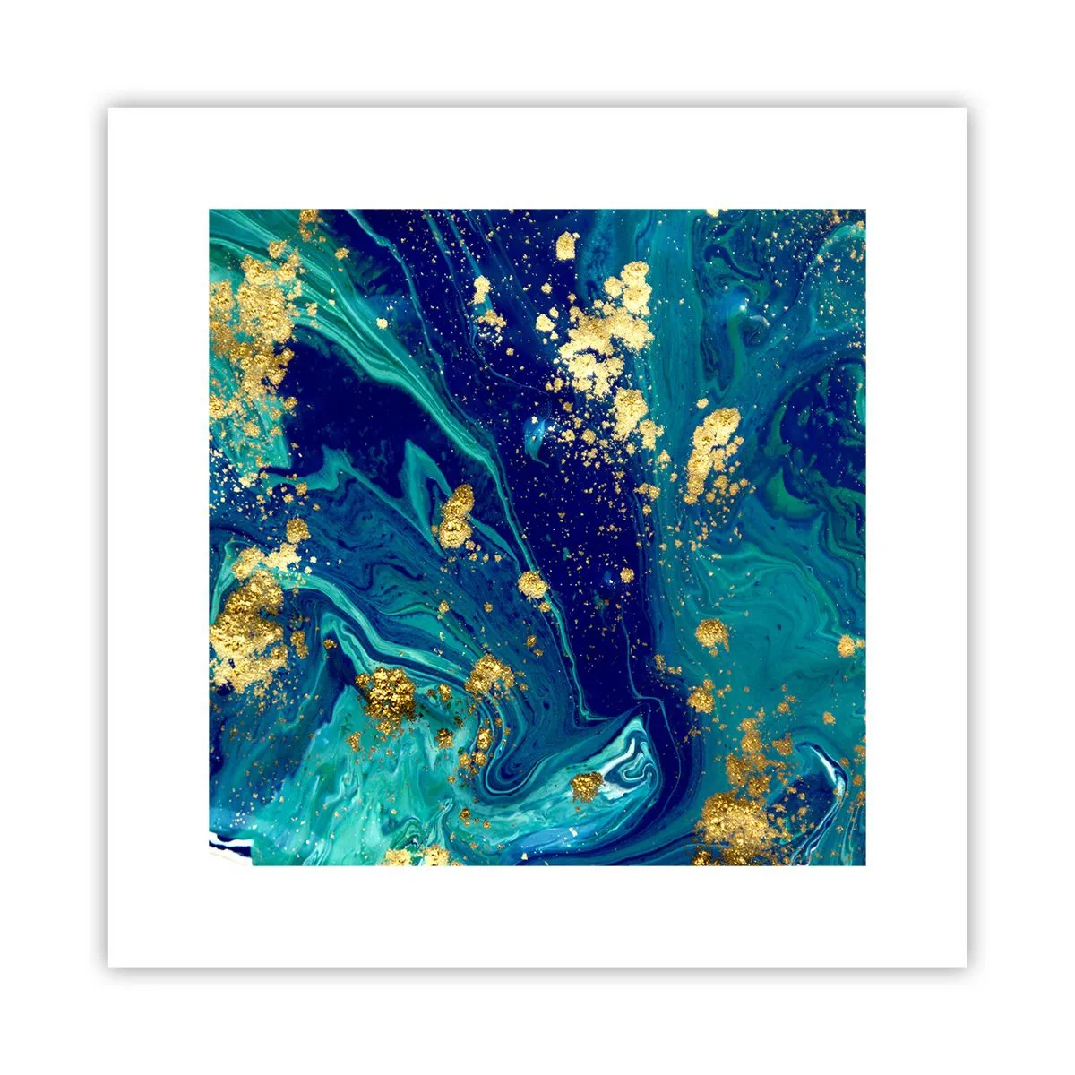 Pôster - Flocos de sol - 30x30 cm