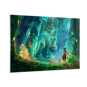 Quadro em vidro - Do Grande Livro de Contos de Fadas - 100x70 cm