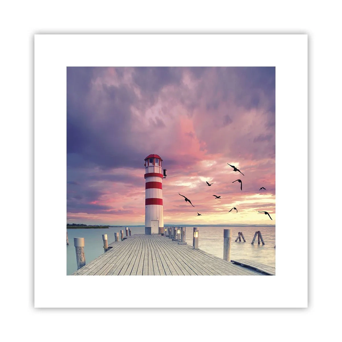 Pôster - Hora de ir ao porto - 30x30 cm