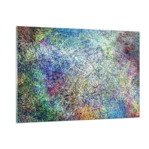 Quadro em vidro - Não é assim tão simples - 120x80 cm