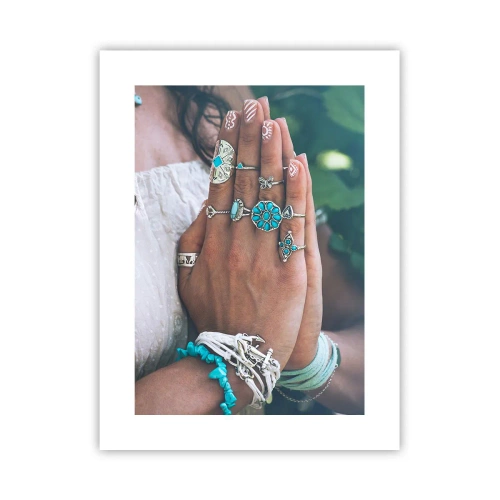 Pôster - Bem-vindo ao centro do ser - 30x40 cm