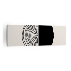 Quadro em tela - Meio a meio - 160x50 cm