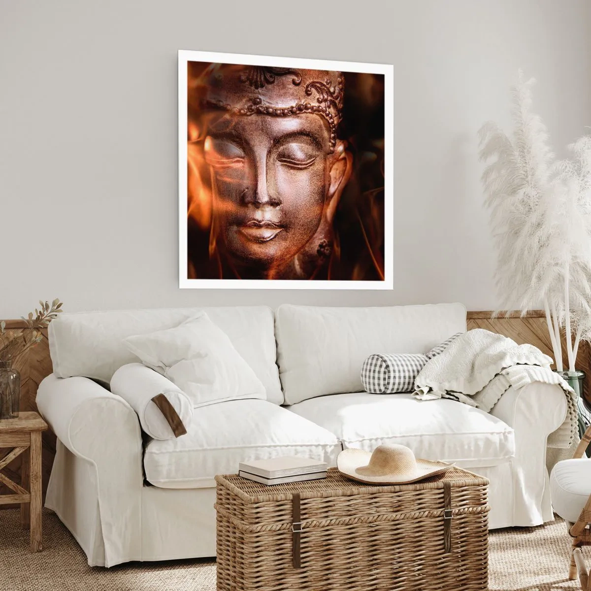 Pôster - Só existe o aqui e agora - 40x40 cm