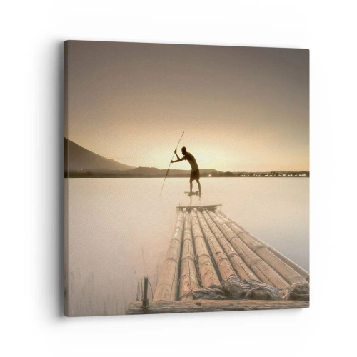 Quadro em tela - Antes de descansar - 40x40 cm